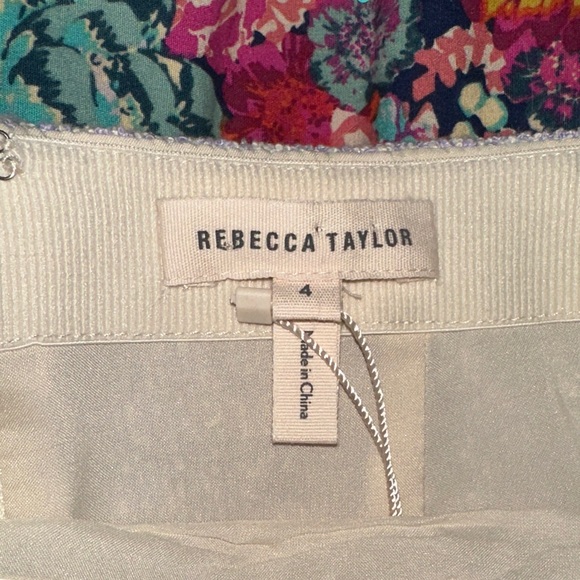 Rebecca Taylor Lilac Tweed Skirt - Picture 2 of 11